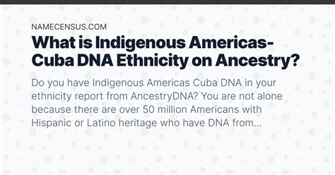 cuban dna|cuban dna ancestry.